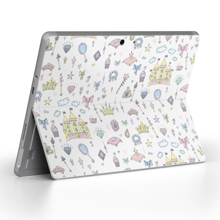 Surface Go 専用スキンシール Microsoft サーフェス サーフィス ノートパソコン カバー フィルム ステッカー リボン おしゃれ お城 Surfacego Ds E Mart 通販 Yahoo ショッピング