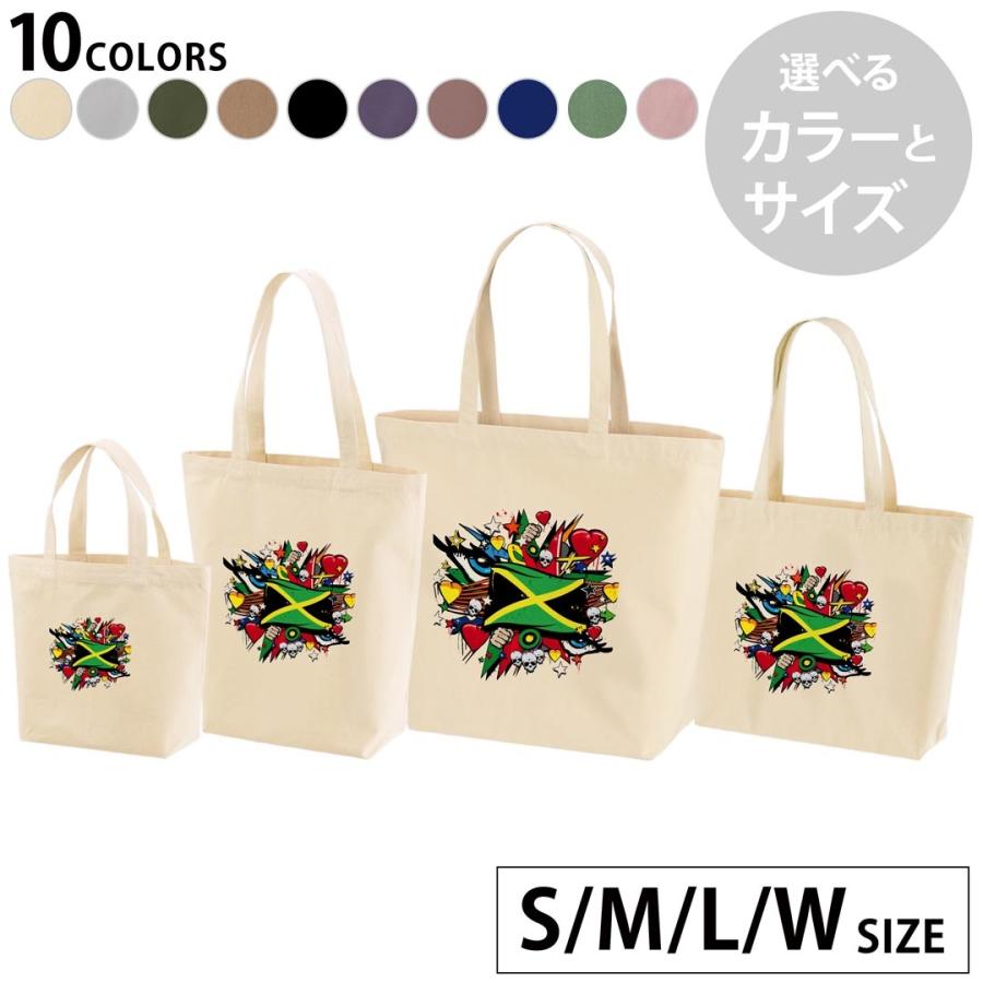 選べる10カラー＆サイズ デザイントートバッグ Ssize Msize Lsize