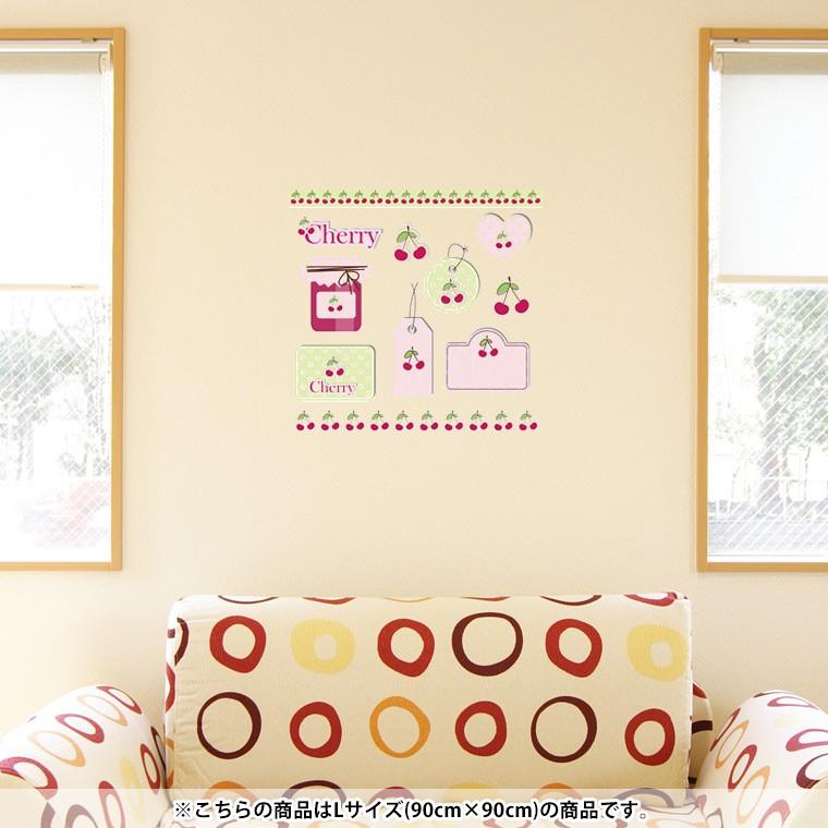ウォールステッカー 飾り 90 90cm シール式 装飾 おしゃれ 壁紙 はがせる 剥がせる カッティングシート Wall Sticke ピンク さくらんぼ 水玉 ドット Wsl Ds E Mart 通販 Yahoo ショッピング