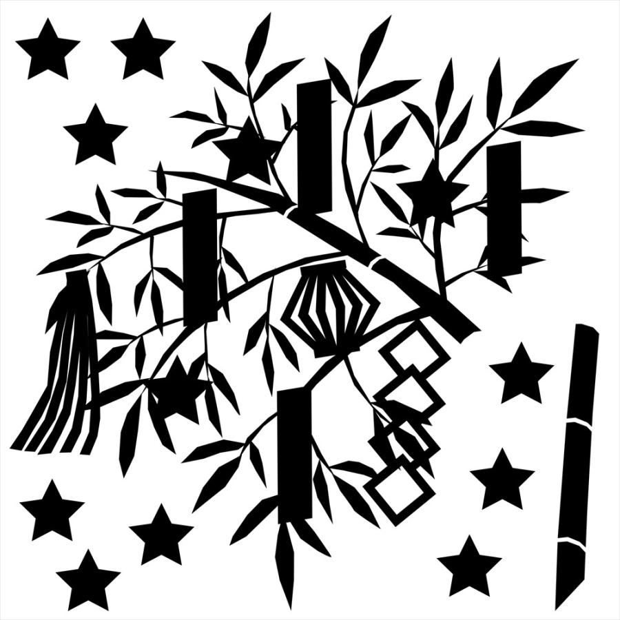 最も優遇 ウォールステッカー 七夕 たなばた 笹 飾り 短冊 星 天の川 竹 織姫 彦星 60 60cm シール式 装飾 おしゃれ 壁紙 Wall Sticker Supplystudies Com