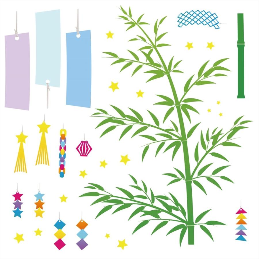 ウォールステッカー 七夕 たなばた 笹 飾り 短冊 飾り 星 天の川 竹 織姫 彦星 90 90cm シール式 装飾 おしゃれ 壁紙 Wall Sticker 七夕 短冊 星 Wsl Ws E Mart 通販 Yahoo ショッピング