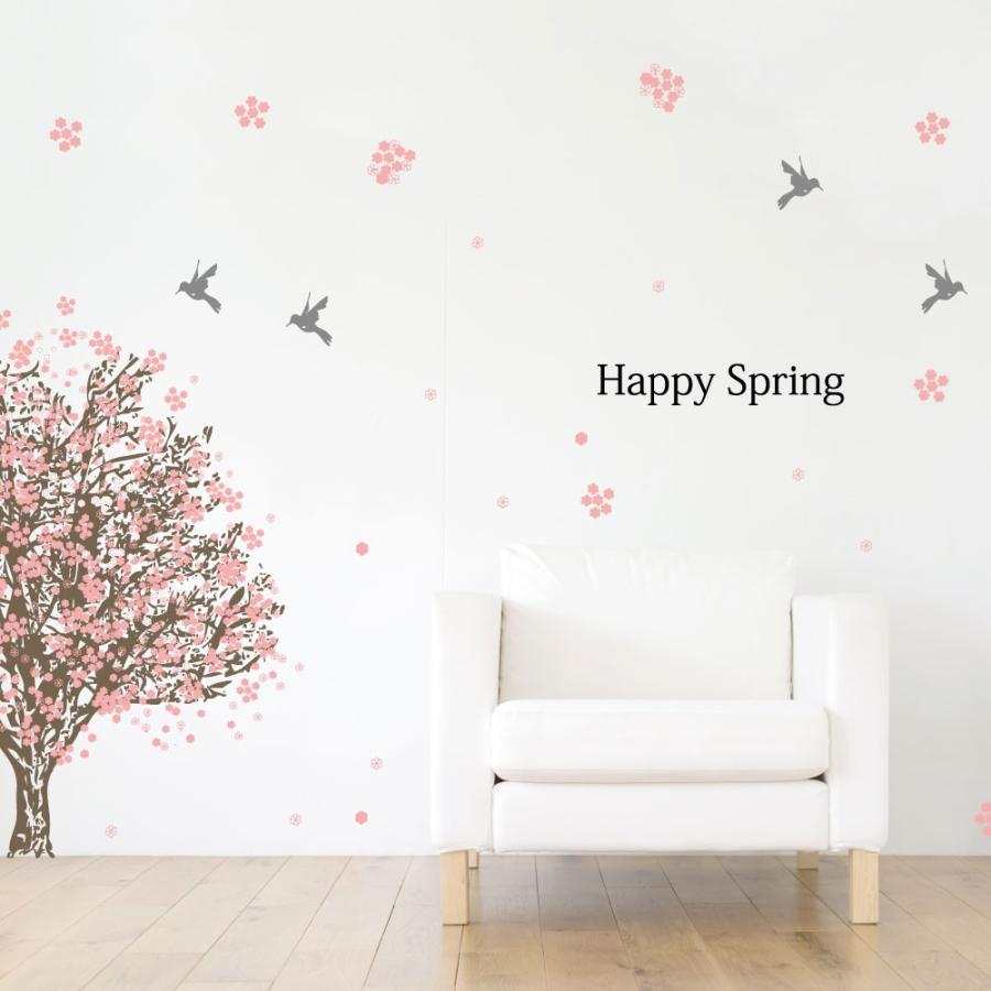入園入学 シール式ウォールステッカー シール式ウォールステッカー ウォールステッカー 飾り 90 90cm 春 Spring 桜 梅 花 入園 入学 壁紙 Wsl Ws E Mart 通販 Yahoo ショッピング