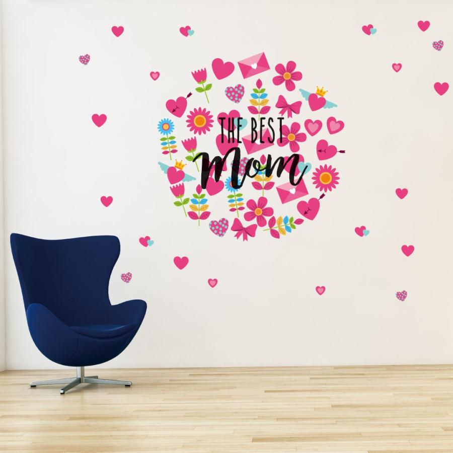 母の日 シール式ウォールステッカー ウォールステッカー 飾り 90 90cm Easter 壁紙 Mother S Day 花 Wsl 0158 Ws E Mart 通販 Yahoo ショッピング