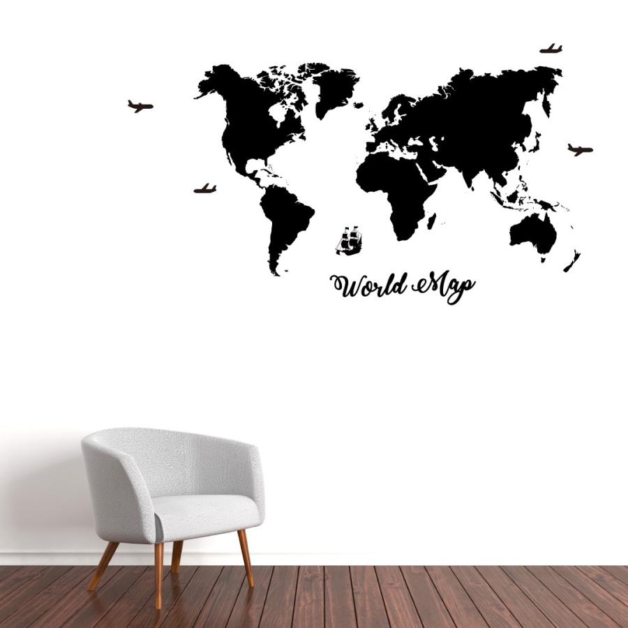 地図 シール式ウォールステッカー ウォールステッカー 飾り 90 90cm 世界地図 日本地図 World Map Japan 大陸 剥がせる カッティングシート Wsl Ws E Mart 通販 Yahoo ショッピング