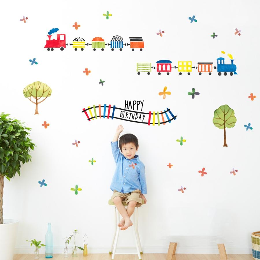 誕生日☆シール式ウォールステッカー 誕生日 birthday 飾り 600×1350mm