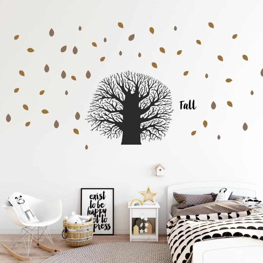 秋 お月見 シール式ウォールステッカー Autumn 中秋の名月 十五夜 紅葉 月 うさぎ 空 植物 季節 90 90cm 枯れ葉 木 紅葉 Wsl Ws E Mart 通販 Yahoo ショッピング