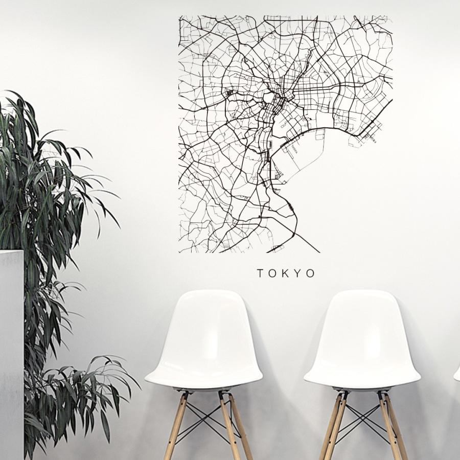 世界の都市map シール式ウォールステッカー 90 90cm 地図 ストリートマップ Street Map World City 都市 地図 世界地図 Tokyo Japan Wsl Ws E Mart 通販 Yahoo ショッピング