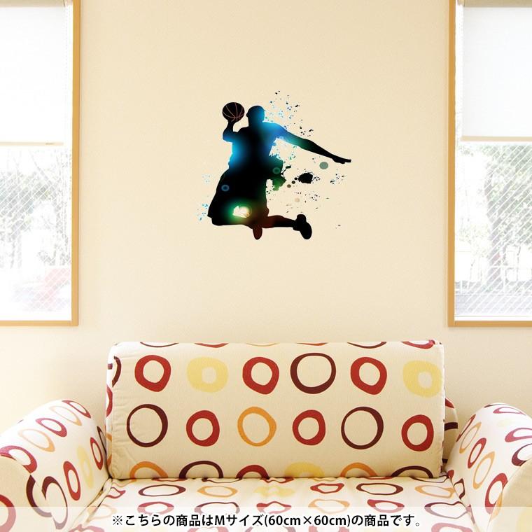 ウォールステッカー 飾り 60 60cm シール式 装飾 おしゃれ 壁紙 はがせる 剥がせる カッティングシート Wall Sticke バスケットボール ダンク Wsm Ds E Mart 通販 Yahoo ショッピング