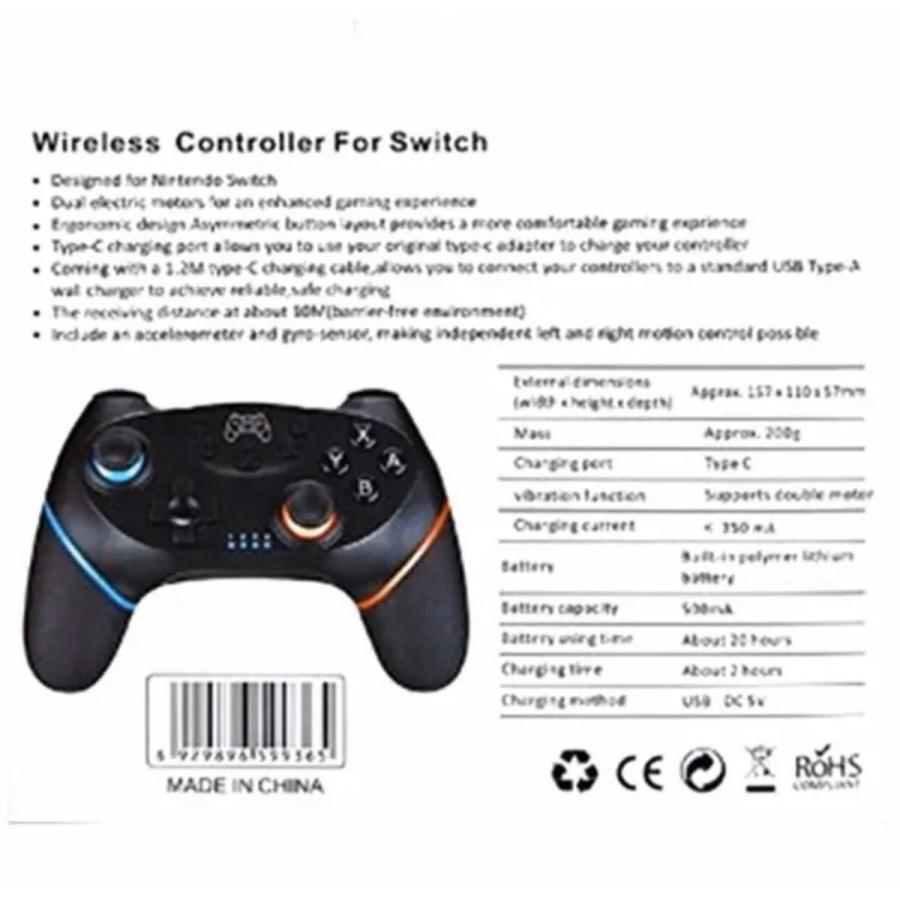 Nintendo Switch Switch Lite互換コントローラー ワイヤレス Bluetooth接続 デュアルショック ジャイロセンサー搭載 スイッチ ライト プロコン Procon001 エマスファームズ 通販 Yahoo ショッピング