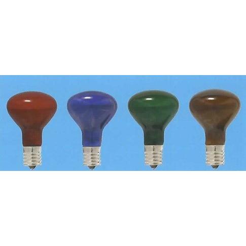 旭光電機 クリプトン耐熱透明カラー KR R45 E17 100/110V-22W(RT) レッド 25本セット 【品番:004660】