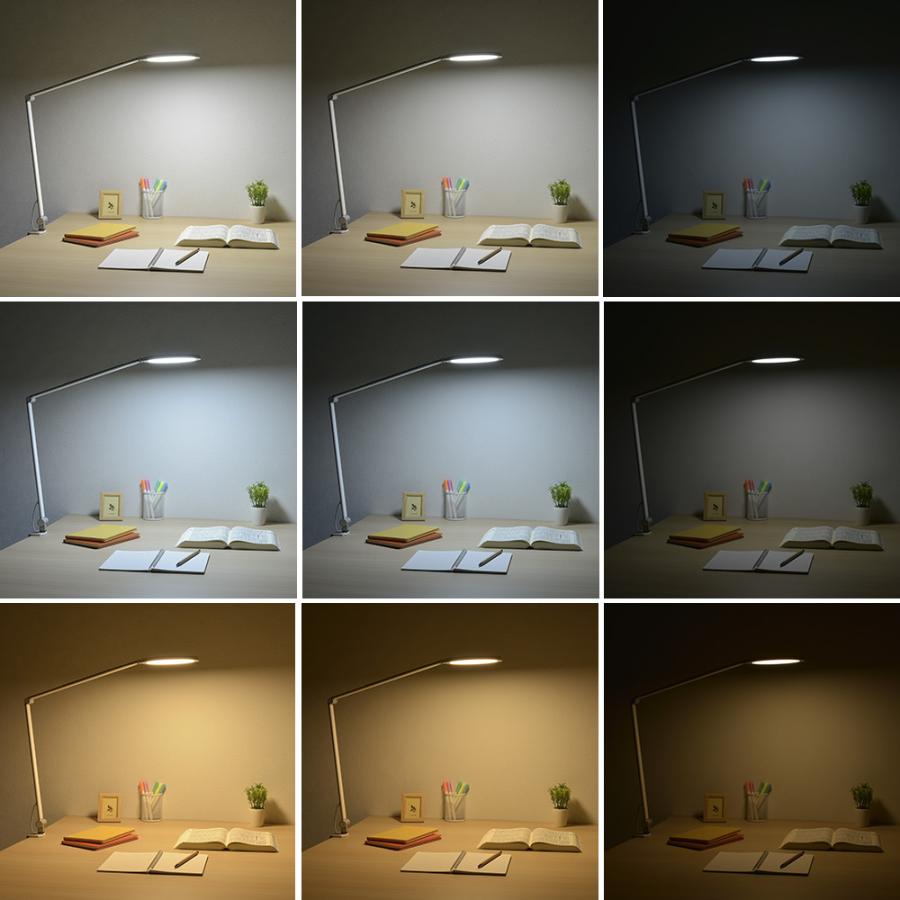 OHM（オーム電機） AS-LDC6K-W LEDアームライト 調光調色 【品番:06