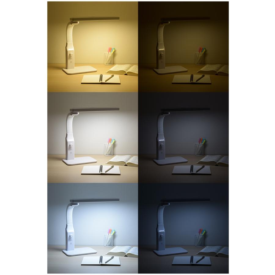 OHM（オーム電機） LEDデスクスライト 調光・調色機能付き DS-LE95CG-W