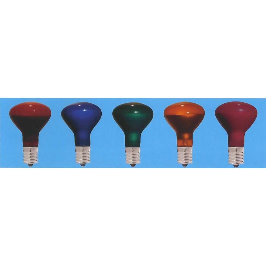 旭光電機 ミニレフランプ R45 E17 110V-30W(P) 耐熱透明色ピンク