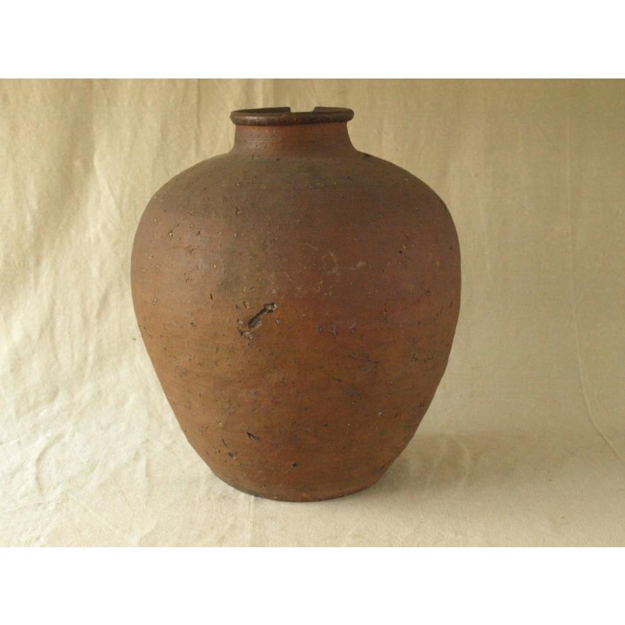 人気急上昇ビッグ割引 の室町桃山時代古信楽壷34 5cm素朴な味わい侘寂焼締日本六古窯越前丹波備前茶道華道花活け中壷大壷茶壷