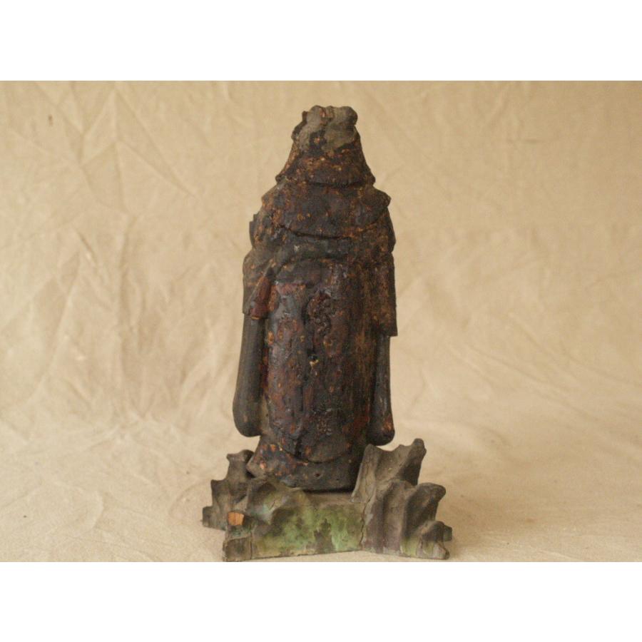 桃山 江戸時代 木彫吉祥天仏22cm 女神 検 毘沙門天 鬼子母神 徳叉迦