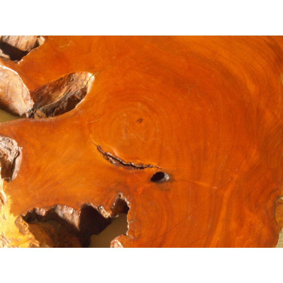 時代 欅敷板 無垢材一枚板60cm 6.4kg侘 寂 樹洞輪切 飾台 盆栽台