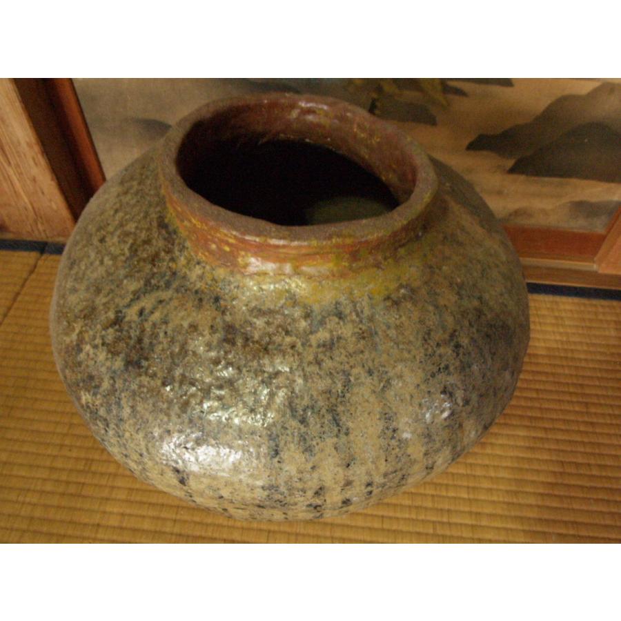 自然釉越前花入 工芸品 