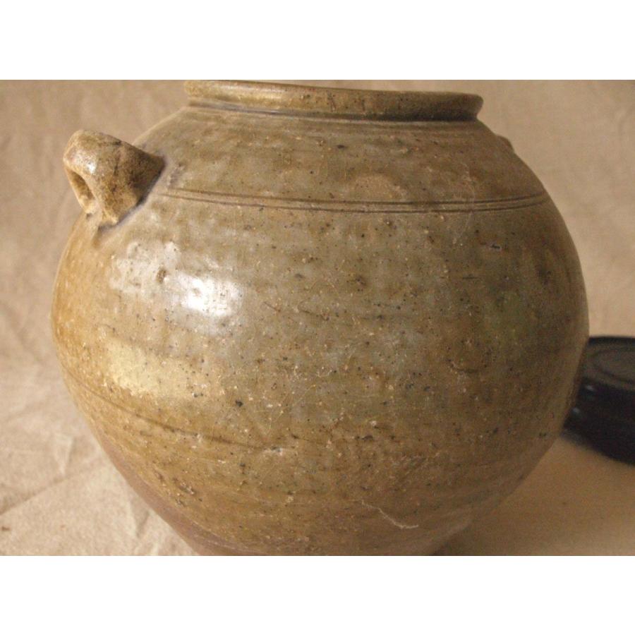 貴重 古越磁 晋代越州窯青磁二耳壺16.5cm 罐 中国古美術 古玩 貴重 古越磁 晋代越州窯青磁二耳壺16.5cm 罐 中国古美術 古玩