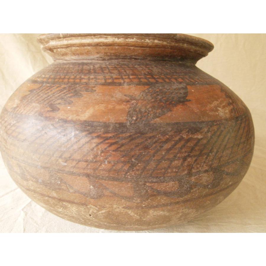 特別出品 貴重 紀元前2000年前 アンダーソン土器 彩陶双耳付壷 大壷