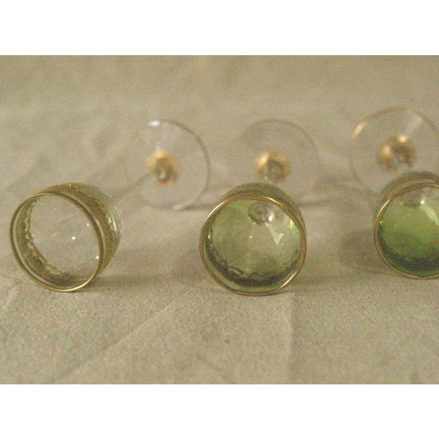 貴重1900年代 オールド サン ルイ Saint Louis リキュールグラス6客