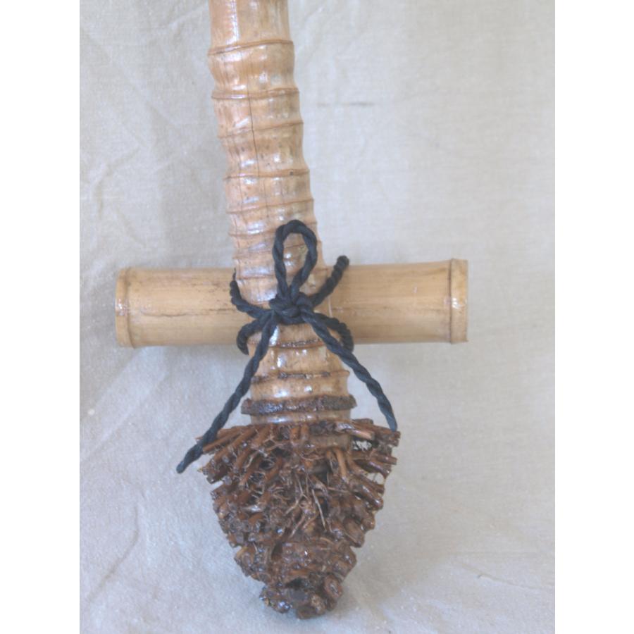 レア珍品 根付き亀甲竹結界70cm子宝縁起物 風炉先屏風 衝立 珍木 侘