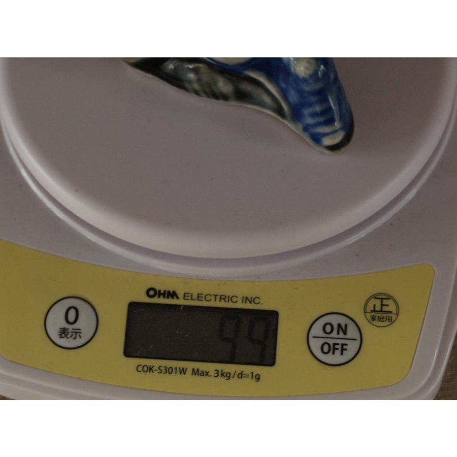 清時代　景徳鎮 青花染付賢人水差8.5ｃｍ 賢者 文房具 中国古美術 古玩 学業成就_10