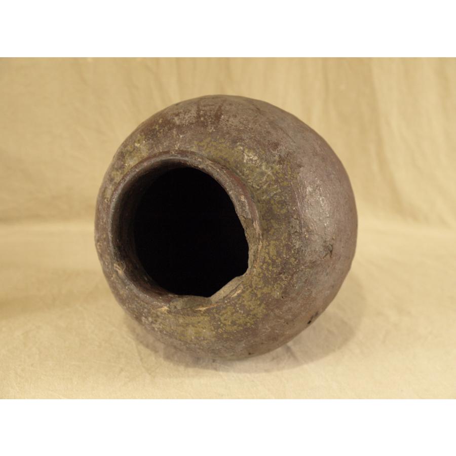 古い大壺花入花器壺古備前？古信楽？古常滑？茶壺信楽古信楽壺茶道具　当時物 古い大壺花入花器壺古備前？古信楽？古常滑？茶壺信楽古