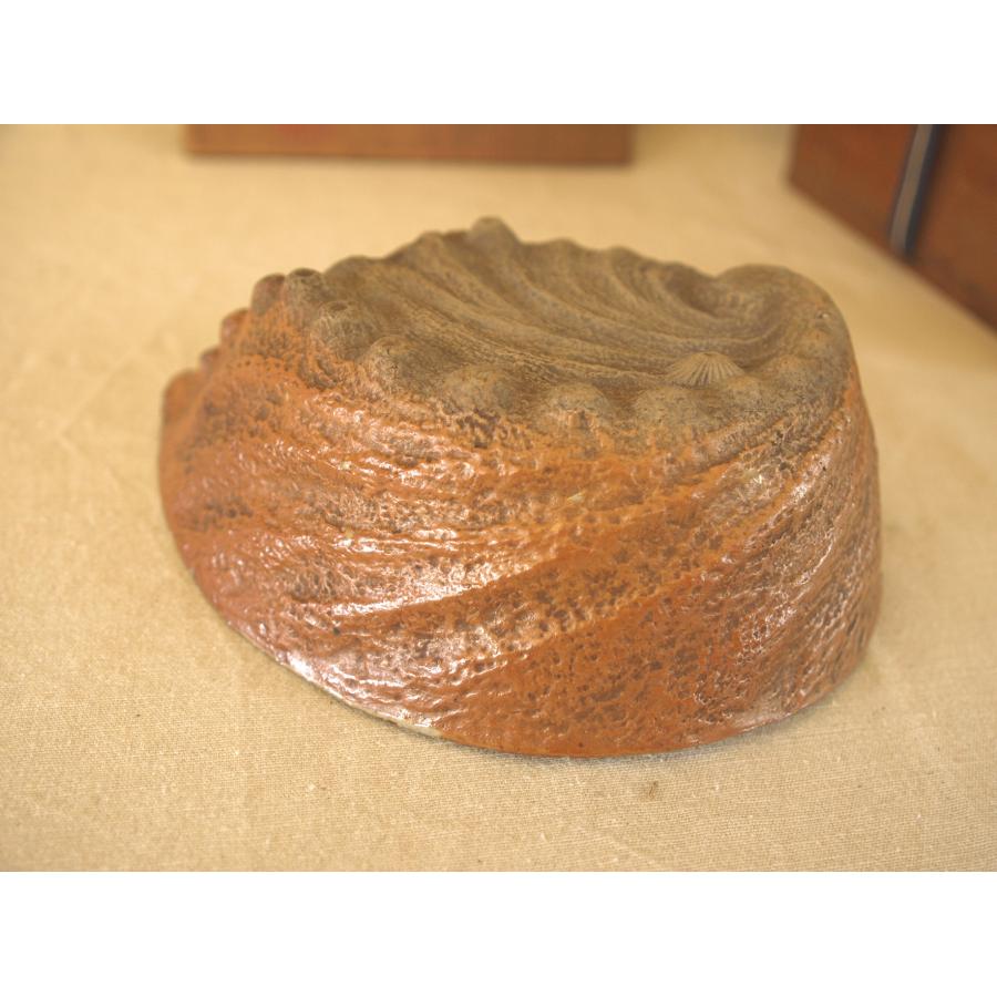 古伊万里 山水賢人図 古染付 鮑型菓子皿20ｃｍ刺身皿 変形皿 鍋島 平戸焼 【わん】 景徳鎮