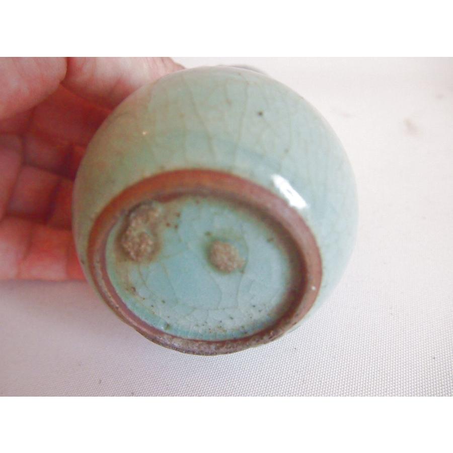 レア珍品 李朝 青磁柳文白象嵌小型花瓶12cm朝鮮古美術 茶道 レア珍品 李朝 青磁柳文白象嵌小型花瓶12cm朝鮮古美術 茶道