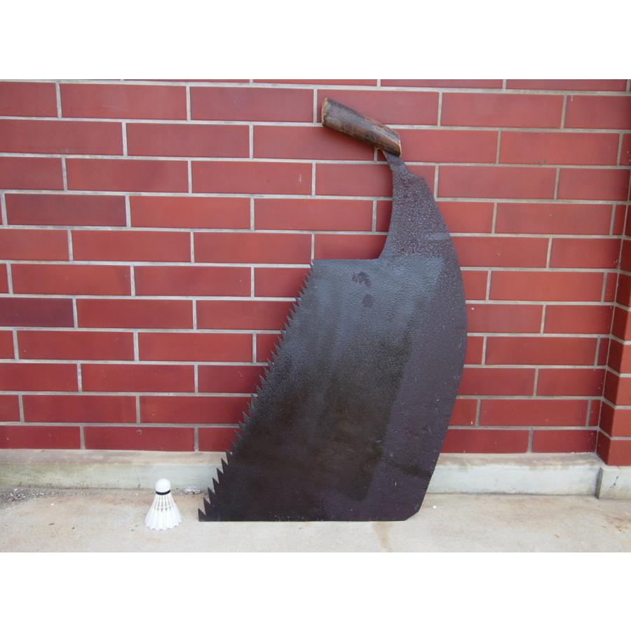 明治時代 大鋸77cm木鋸 のこぎり 大工道具 ディスプレイ用 看板 武具