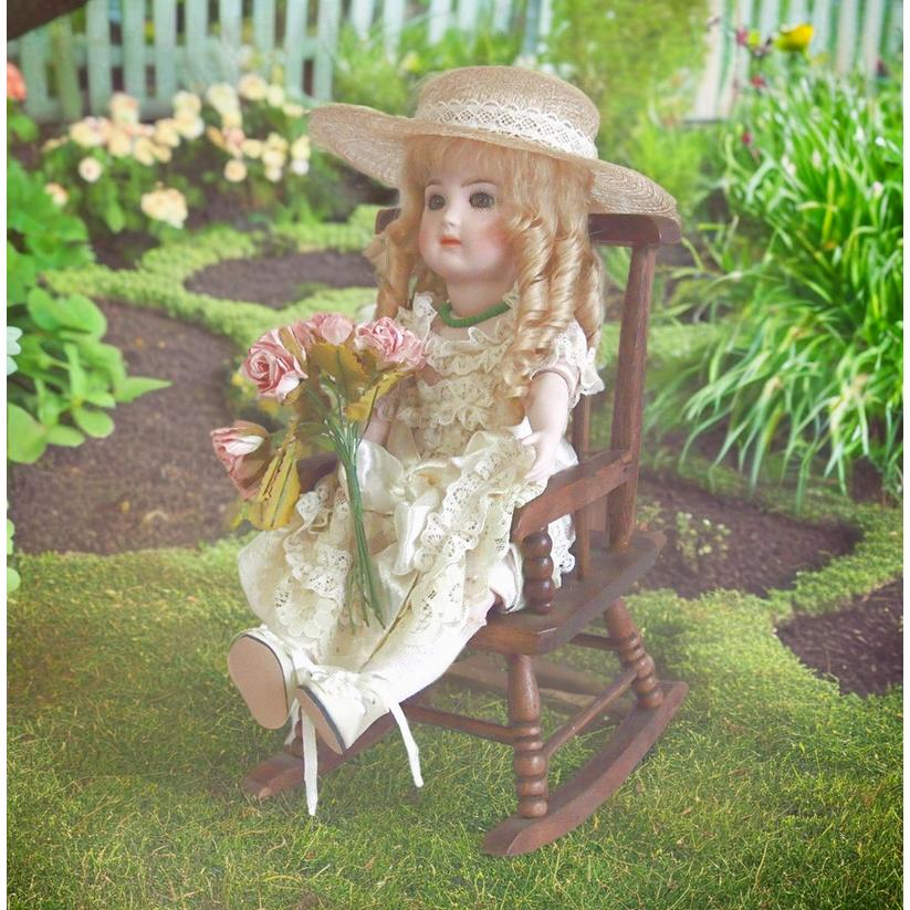 ビスクドール ジュモー25cm リプロ Bisque doll Jumeau フランス人形