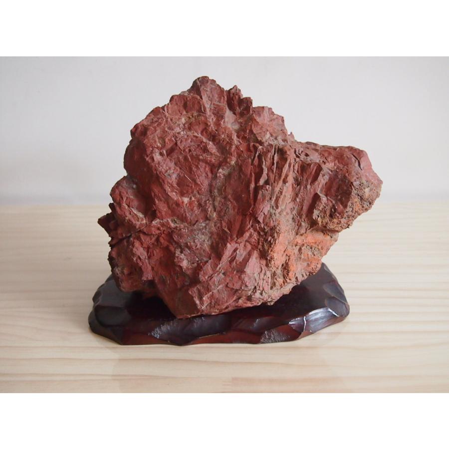天然石 赤色 水石 盆栽用 赤玉石 黄玉石 4.6㌔ 鑑賞石 観賞石 水石