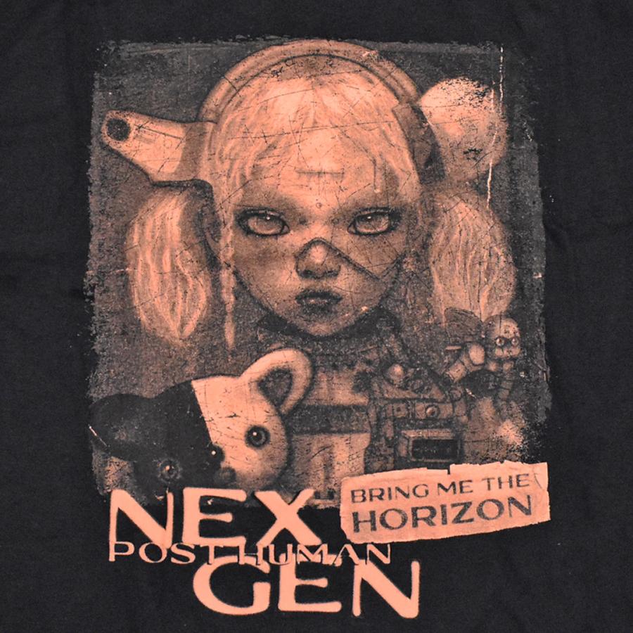 BRING ME THE HORIZON BMTH ブリングミーザホライズン Tシャツ バンドTシャツ ブラック Distressed Nex Gen S/S TEE 元値4950円 | MUSIC TEE | 01