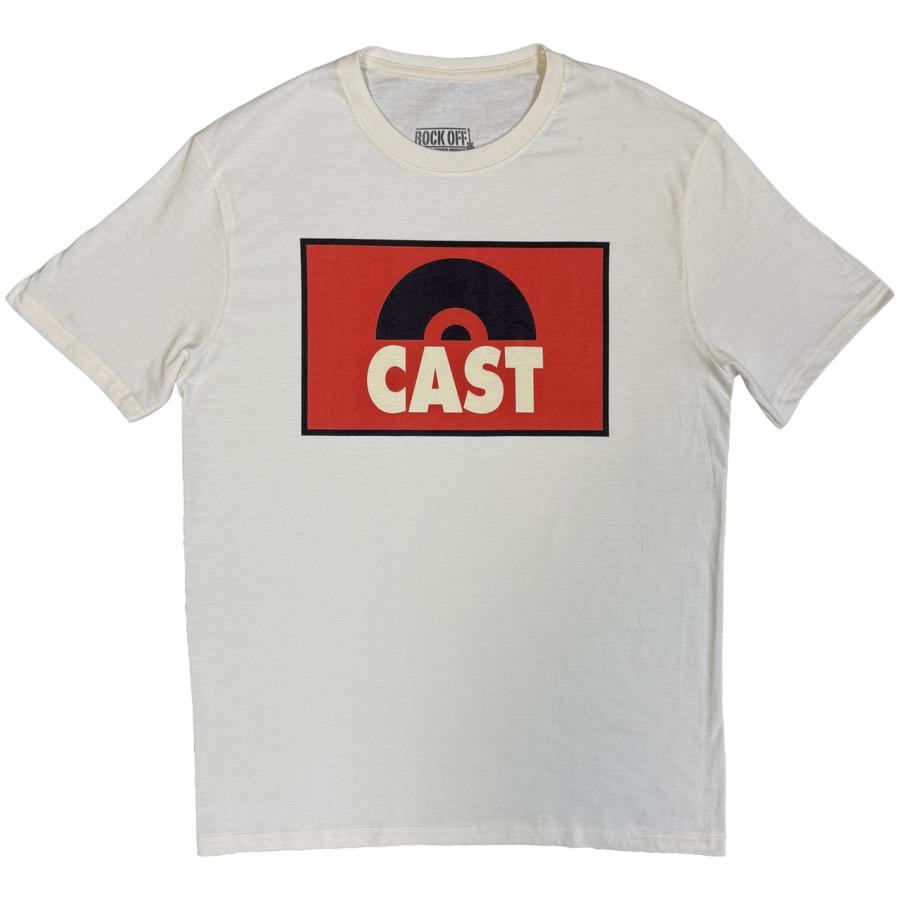 CAST キャスト Tシャツ バンドTシャツ ナチュラル Logo Uni S/S TEE | MUSIC TEE