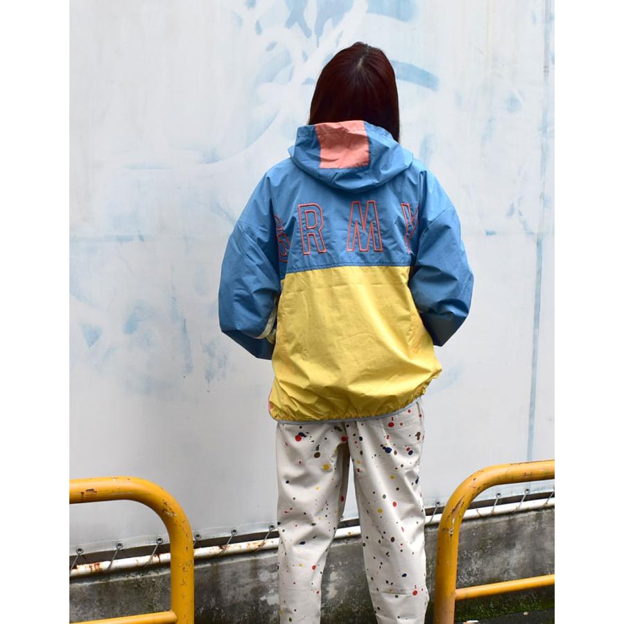 GRIMEY GRMY グライミー ナイロン アノラック ジャケット ブルー M GRIMEY GRMY グライミー ナイロン アノラック ジャケット ブルー M