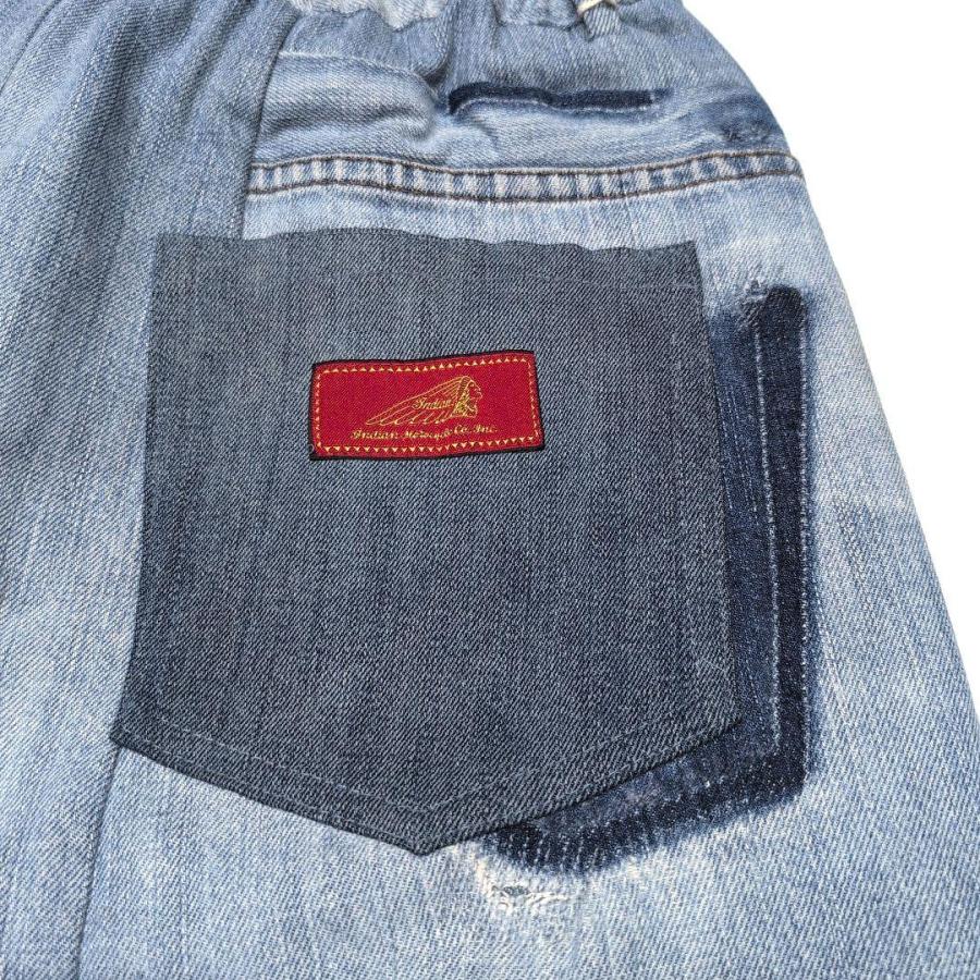 INDIAN インディアン リメイク イージーワイドパンツ デニム REMAKE EASY WIDE PANTS DENIM IP-0464 Type-A | INDIAN MOTOCYCLE | 03