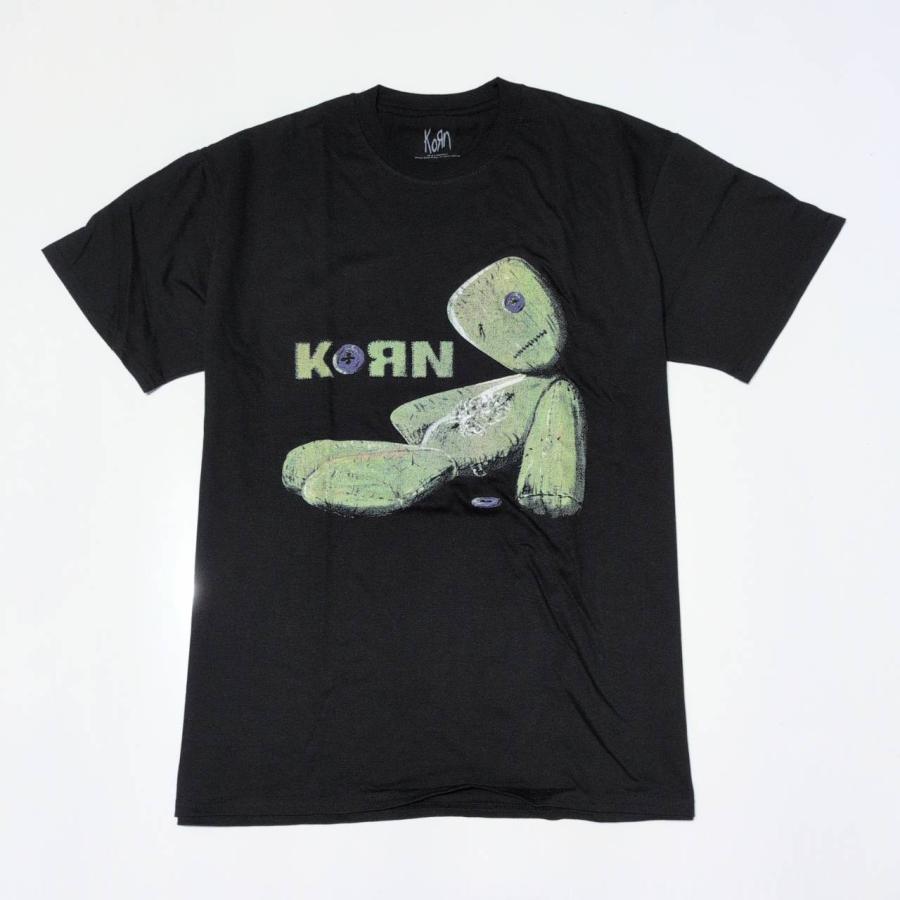 MUSIC TEE KORN コーン Tシャツ バンドTシャツ ブラック ISSUES