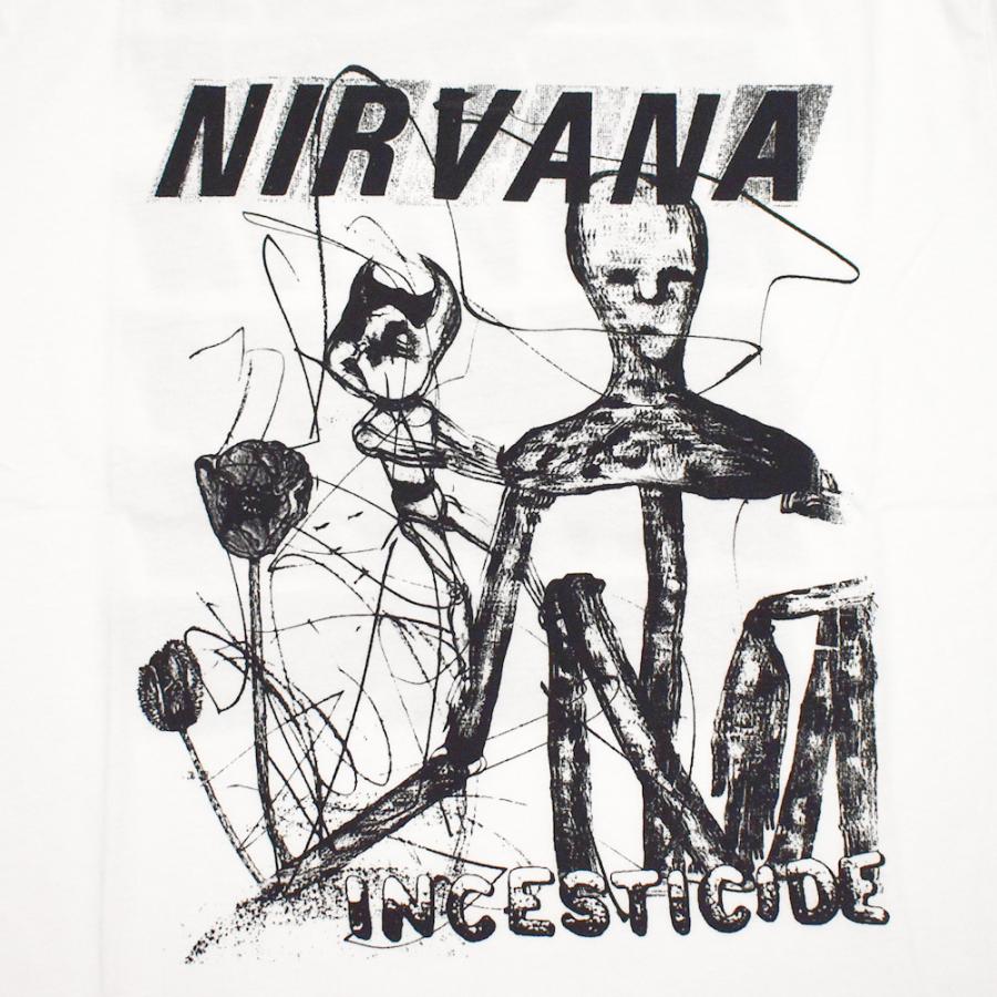 NIRVANA ニルヴァーナ ロンTEE 長袖 Tシャツ バンドTシャツ ホワイト INCESTICIDE L/S TEE 元値8250円 | MUSIC TEE | 02
