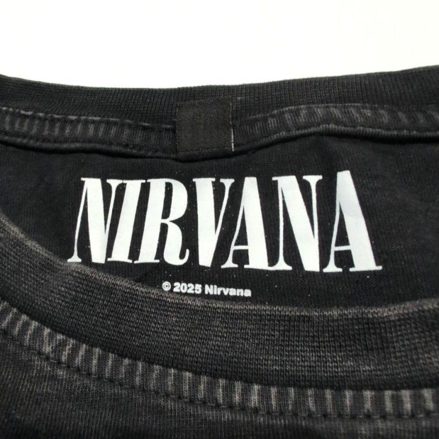 MUSIC TEE NIRVANA ニルヴァーナ Tシャツ バンドTシャツ ブラック IN