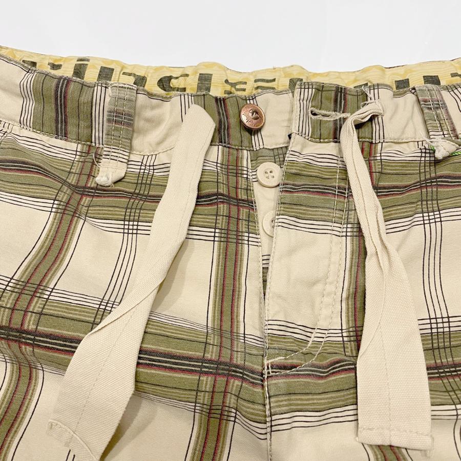 RINGSPUN リングスパン チェック カーゴ ショートパンツ ショーツ coupland ベージュ　元値 14080円 |  | 02