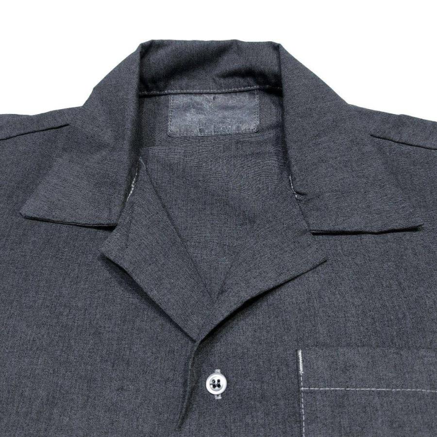 実物 未使用デッドストック 米軍 GENERAL PURPOSE SMOCK ショートスリーブ シャツ GRAY染め waiper 元値 6380円 | WAIPER.inc | 02