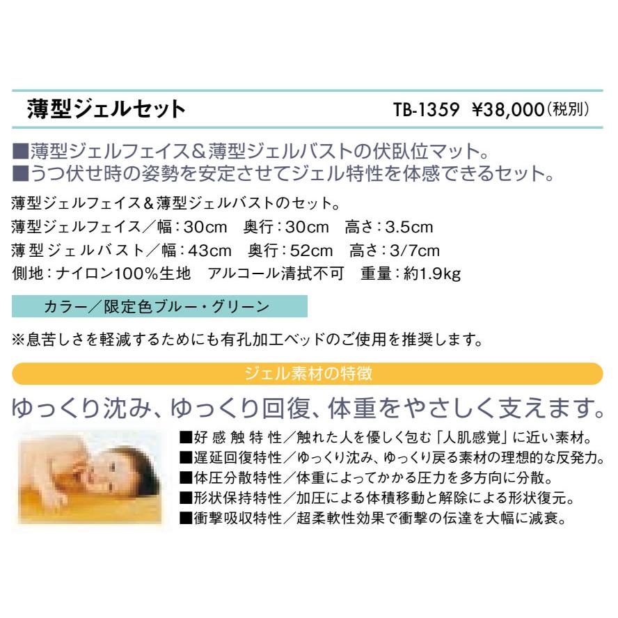 高田ベッド製作所 高田ベッド 薄型ジェルセット TB-1359 薄型タイプ