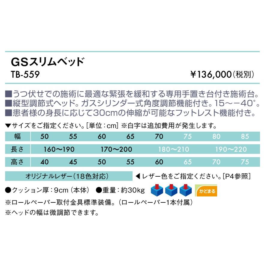 高田ベッド製作所 高田ベッド GSスリムベッド TB-559 カイロベッド