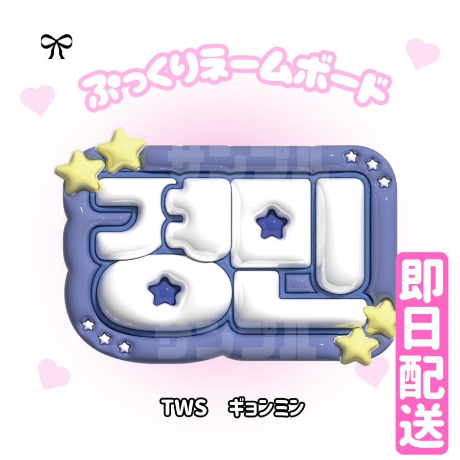 3Dぷっくりネームボード】TWS 3D ネームボード 応援グッズ kpop