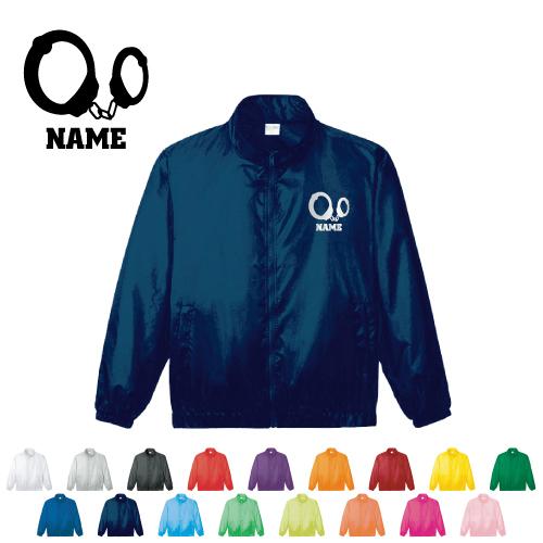 警察2 名入れイベントブルゾン ジャンバー チームウェア ドッグ