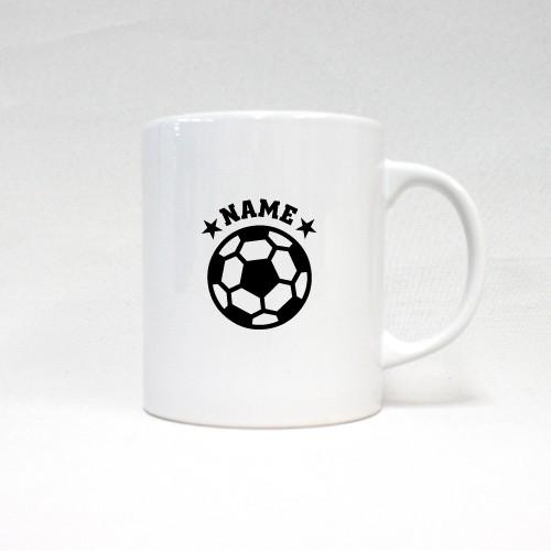 サッカーボール 名入れマグカップ 趣味 卒団祝い 卒業祝い ホットマグ