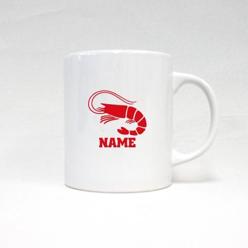 エビ 名入れマグカップ お名前入れ ネーム マグカップ コーヒーカップ 陶器 海老 甲殻類 Shrimp エビフライ Mgcp 0864 Emblem Yahoo 店 通販 Yahoo ショッピング