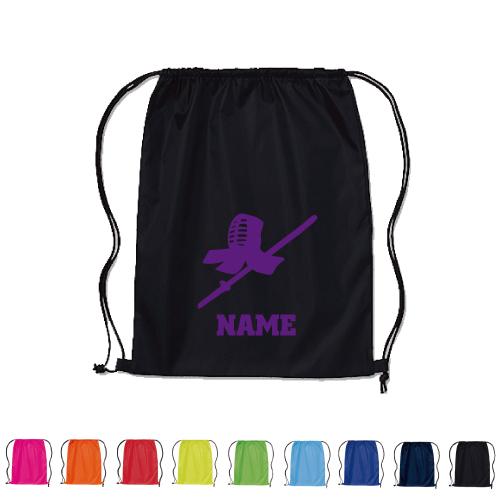 全てのアイテム 剣道2 名入れランドリーバッグ ナップサック フィットネス リュックサック 巾着袋 防具 技 一本 Wantannas Go Id