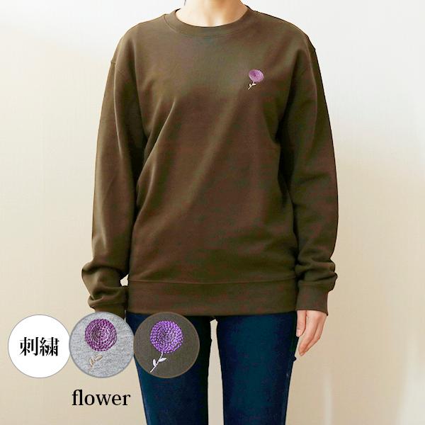 スウェット レディース 刺繍 おしゃれ トップス スウェット フード無し 部屋着 大人 秋冬 M001 刺繍雑貨トライアングル 通販 Yahoo ショッピング