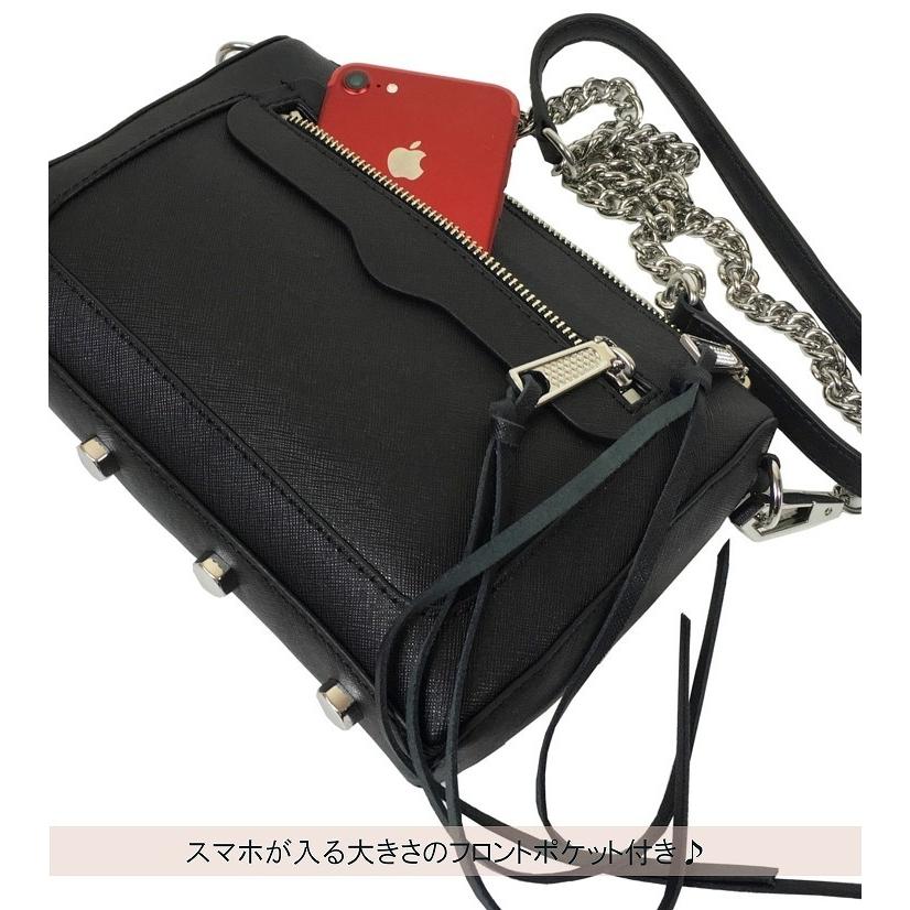 REBECCA MINKOFF 本革 レザー ファスナー 2Way ショルダー REBECCA MINKOFF 本革 レザー ファスナー 2Way ショルダー